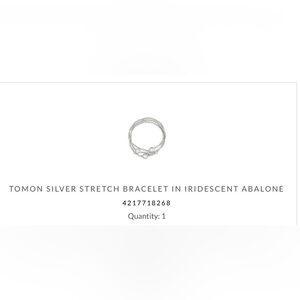 Kendra Scott Silver Stretch Bracelets (three in set)